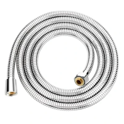 Abbildung von Aopoy Brauseschlauch 1.5M, Flexibler Edelstahl Duschschlauch, Handbrauseschlauch Verdrehschutz Auslaufsicherer, G1/2 Zoll Schnittstelle, Duschschlauch