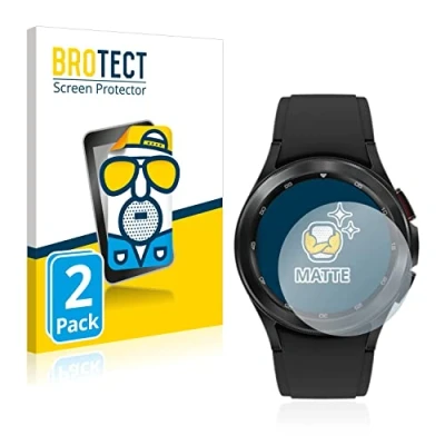 Abbildung von BROTECT Entspiegelungs Schutzfolie für Samsung Galaxy Watch 4 Classic (42mm) (2 Stück) Matte Displayschutz Folie, Anti Reflex, Fingerprint