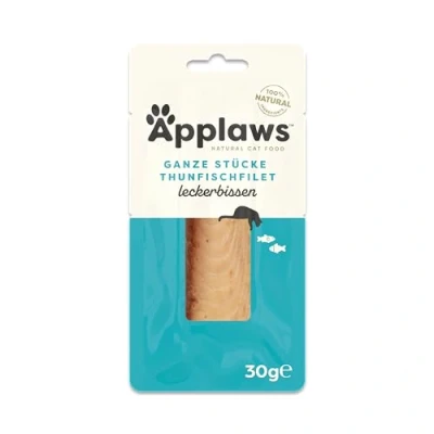 Abbildung von Applaws natürlich Katzenleckerli, Ganzer Thunfisch Loin Katzensnack, 30g Beutel (Packung mit 12 Beuteln)