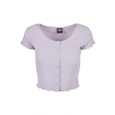 Abbildung von Urban Classics Cropped Strickjacke, Damen, Größe: 3XL, Lilac