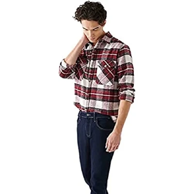 Abbildung von Mavi Herren Long Sleeve Shirt Hemd, Kombu Grün, Groß