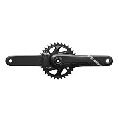 Abbildung von Truvativ SRAM Kurbelgarnitur Descendant Eagle Carbon, 170mm, 32T DM Dub Innenlager, 00.6118.531.001 Kurbel, Schwarz, 170 mm