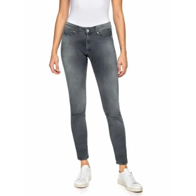 Abbildung von Replay NEW LUZ Pants Jeans Skinny Fit, Damen, Größe: 31x32, Dark grey