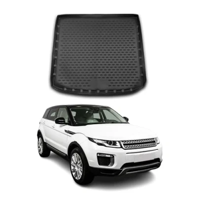 Abbildung von OMAC Kofferraummatte Kofferraumwanne kompatibel mit Range Rover Evoque L538 2011 2019 Gummi TPE