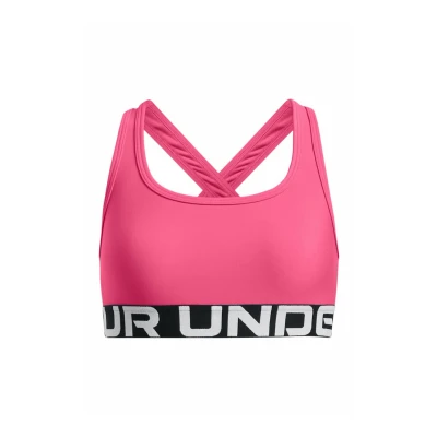 Abbildung von Under Armour Sportbh mit mittlerer Stützkraft Super pink für Kinder, Größe: 127 137,