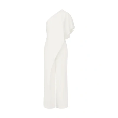 Abbildung von Apart Oneshoulder Overall Jumpsuit, Damen, Größe: 36, Creme