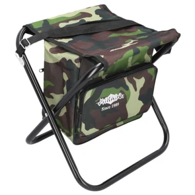 Abbildung von Mikado Hocker Faltbar Mit Tasche (Max W. 100Kg) (40X38X31cm) Grün