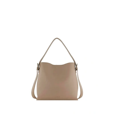 Abbildung von bugatti Luna Bag in Schultertasche aus Kunstleder, Damen Umhängetasche, puder