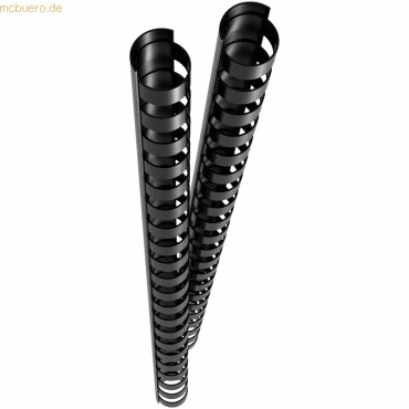 Abbildung von Genie Spiralbinderücken 12mm VE=25 Stück schwarz