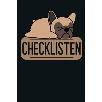 Abbildung von Checklisten: Französische Bulldogge To Do Listen Buch/ Checklisten Buch mit Notizen / Geschenkidee Besitzer 120 Seiten A5