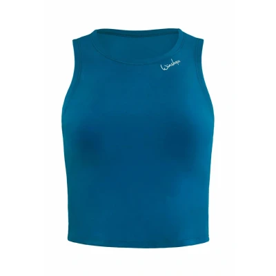 Abbildung von Winshape Functional Comfort Cropped TANK Top, Damen, Größe: XS, Teal green