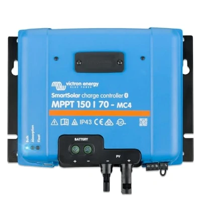 Abbildung von Victron Energy BlueSolar MPPT MC4 kompatibel, Solar Laderegler 150V 70 Amp 12/24/36/48 Volt