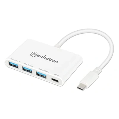 Abbildung von Manhattan 3 Port USB 3.0 Typ C Hub mit Power Delivery