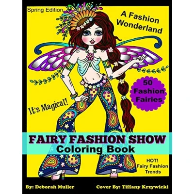 Abbildung von Fairy Fashion Show: fairies showing off their latest fashions. Fun, whimsical to make you smile! Artist Deborah Muller
