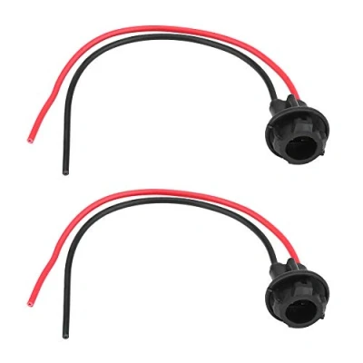 Abbildung von Keenso 2 stücke Auto Glühbirnenfassung, T10 Plug in Glühbirnenverlängerung Sockelhalter für Standlicht Seitenleuchten Kennzeichenbeleuchtung Lichter