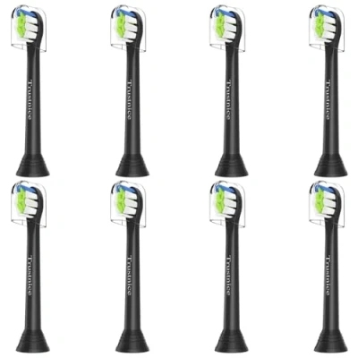 Abbildung von Trustnice Mini Aufsätze Ersatzbürsten für Philips Sonicare Bürstenköpfe Kompatibel mit W2 ProtectiveClean C2 4100 &amp; Snap on Bürstenmodell, 8er Pack