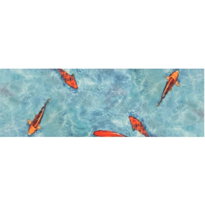 Abbildung von Primaflor Ideen in Textil Vinyl Läufer &quot;Küchenläufer KOI&quot;, rechteckig, Küchenläufer aus Vinyl, abwischbar, Motiv Koi Fisch, Küche