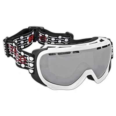 Abbildung von Black Crevice Erwachsenen Skibrille mit Doppelscheibe, weiß/Silver, BCR041267 1…