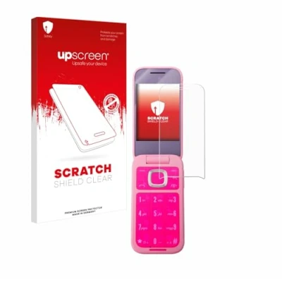 Abbildung von upscreen Schutzfolie für HMD Barbie Phone Kristall klar, Kratzschutz, Anti Fingerprint