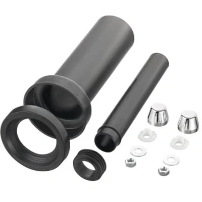 Abbildung von SANIT WC Anschlussrohr Anschlussgarnitur 300 mm DN90, chrom 58.932.00..0099