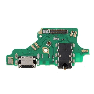 Abbildung von OnlyTech Interner Schaltkreis mit USB Ladeanschluss, Klinkenstecker und Mikrofon des Huawei P20 Lite