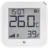 Abbildung von Shelly H&amp;T Gen3 Weiß WLAN und Bluetooth Intelligenter Thermometer Hygrometer Temperatur &amp; Luftfeuchtigkeitssensor mit APP iOS Android Datenspeicherung Lange Batterielebensdauer