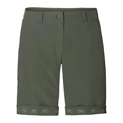 Abbildung von Vaude Womens Cyclist Shorts kurze Sporthose, Damen, Größe: 44, Khaki