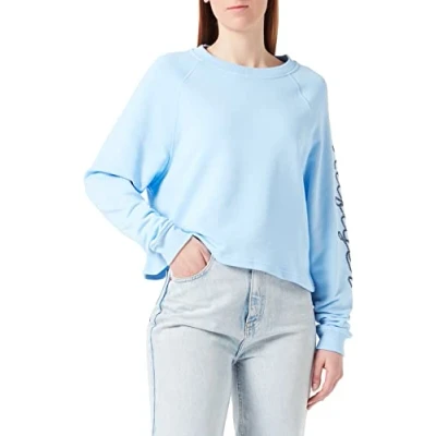 Abbildung von Tommy Hilfiger ROPE PUFF Print Sweatshirt, Damen, Größe: Medium, Vessel blue
