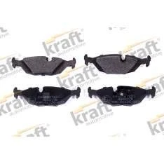 Abbildung von KRAFT 6007220 Bremsbelagsatz Hinterachse SAAB: 900 I Cabrio, Combi Coupe, 9000 Schrägheck, VOLVO: 480 E, 440 K, 460 L