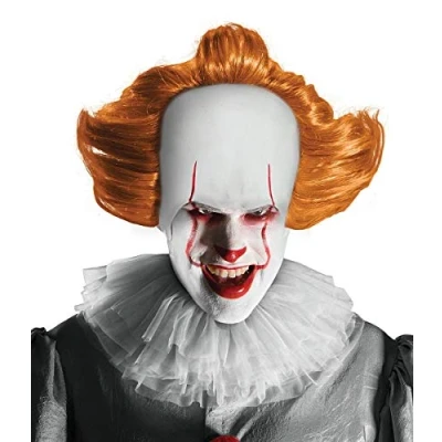Abbildung von Generique Es Perücke Stephen Kings für Erwachsene orange