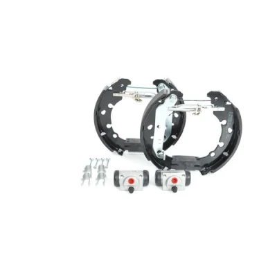 Abbildung von BOSCH 0 204 114 625 Bremsensatz, Trommelbremse mit Zubehör, Radbremszylinder FORD: FIESTA 5, 4, 5 Van, MAZDA: 2 Hatchback