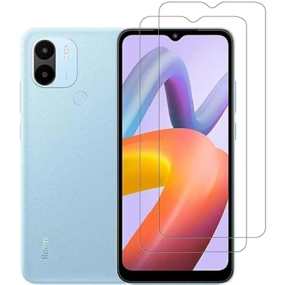 Abbildung von Cracksin Panzerfolie kompatibel mit Xiaomi Redmi A2 Displayschutzfolie, Schutzfolie [kein Glas] 9H,100% Fingerabdrucksensor Nano Tech