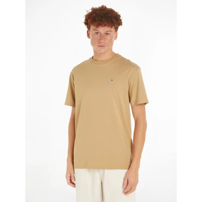 Abbildung von Tommy Jeans Classic C NECK Tshirt basic, Herren, Größe: 3XL, Tawny sand