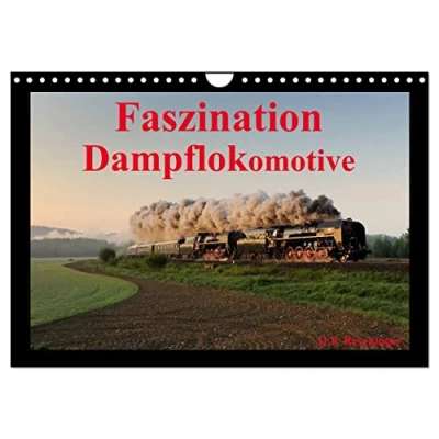 Abbildung von Faszination Dampflokomotive (Wandkalender 2025 DIN A4 quer), CALVENDO Monatskalender