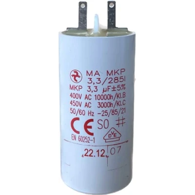 Abbildung von LORTECH Kondensator 3,3µF, CZ33UF, Zylindrisch, Kunststoff, Kondensator, Rollladen/Jalousien, 10389097031