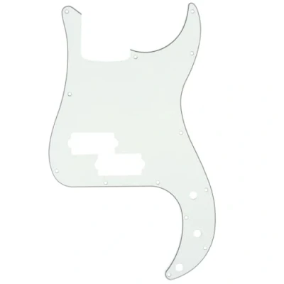 Abbildung von Musiclily 13 Löcher Precision Bass Pickguard P Schlagbrett für 4 Saiter Fender American/Mexican Standard Bass,3 lagig Pergament