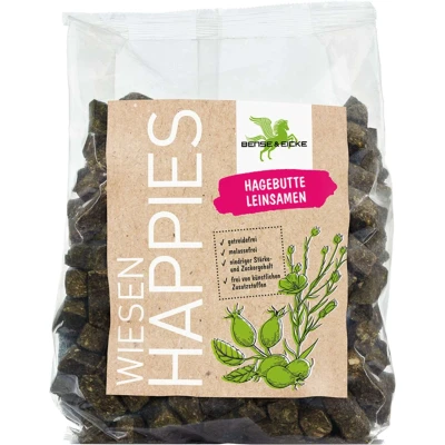 Abbildung von Bense &amp; Eicke Pferdeleckerli Wiesen Happies Hagebutte 1,0 kg