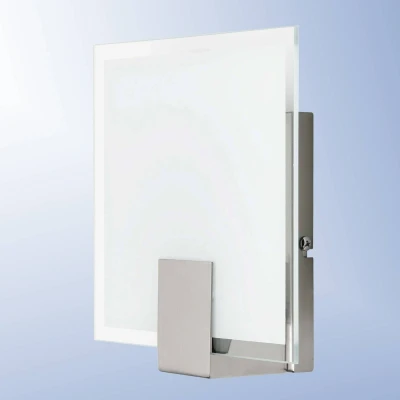 Abbildung von Brilliant Wandleuchte Sonian 90324/13 E14 40 W LED Edelstahl, Weiß