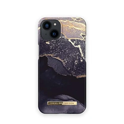 Abbildung von iDeal of Sweden Kunststoff Back Cover Golden Twilight Marble iPhone 13
