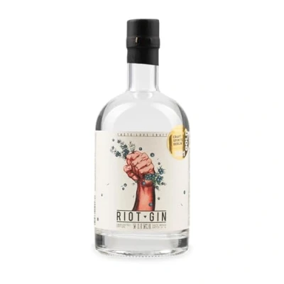 Abbildung von Riot Gin London Dry 50% Vol. Mehrfach ausgezeichnet Handgefertigt &amp; destilliert in Deutschland Intensive Wacholder Zitrusnoten 7 Botanicals Perfekt für Tonic 0,5l