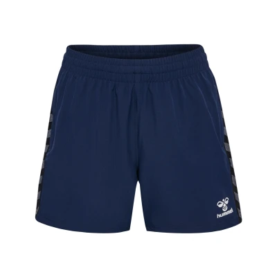 Abbildung von hummel Damen Hmlauthentic Woven Woman Shorts, Marine, XS EU