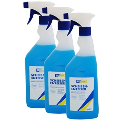 Abbildung von 3 x cartechnic Scheibenenteiser 500ml, Enteiserspray Auto, Eisentferner für Autoscheiben