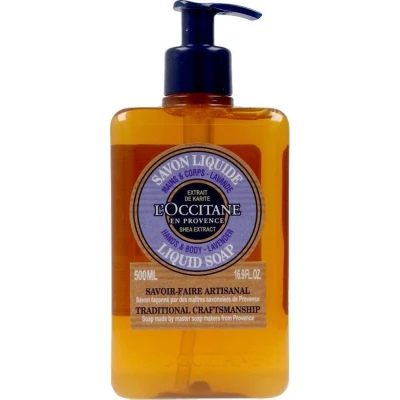 Abbildung von L&#039;Occitane Shea Extract Lavender Hands &amp; Body Liquid Soap 500 ml