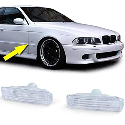 Abbildung von Seitenblinker weiß Paar passend für BMW 5er E39 Limousine Touring 95 03