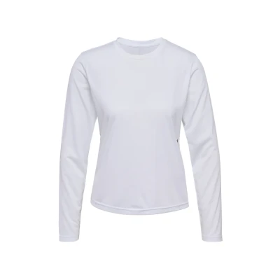 Abbildung von Hummel Pulse Workout LS Damen T Shirt Gr. L Weiß, Perfekt für Training &amp; aktiven Lifestyle