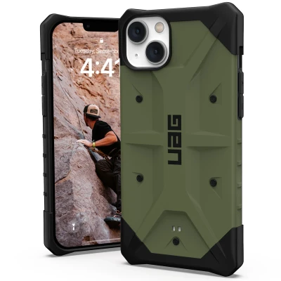 Abbildung von Apple iPhone 14 Plus Hülle Kunststoff UAG Hard Case/Backcover Handyhülle Grün Shockproof/Stoßfest