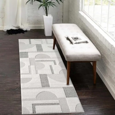 Abbildung von Carpet City Teppich &quot;LOUNGE 9992&quot;, rechteckig, Kurzflor Modern, Hoch Tief Struktur, Wohnzimmer, Schlafzimmer