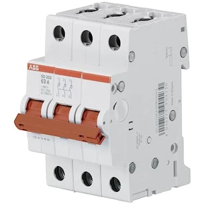 Abbildung von ABB SD203 Trennschalter 3 polig 40A 440V ac Pro M Compact Schließer