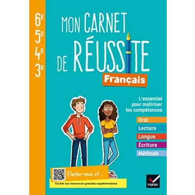 Abbildung von Mon carnet de réussite Français collège 6e 5e 4e 3e Ed. 2021 Cahier élève: l&#039;élève