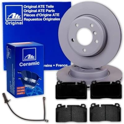 Abbildung von ATE Bremsscheiben 345mm + CERAMIC Beläge vorne passend für A6 A7 C7 4G